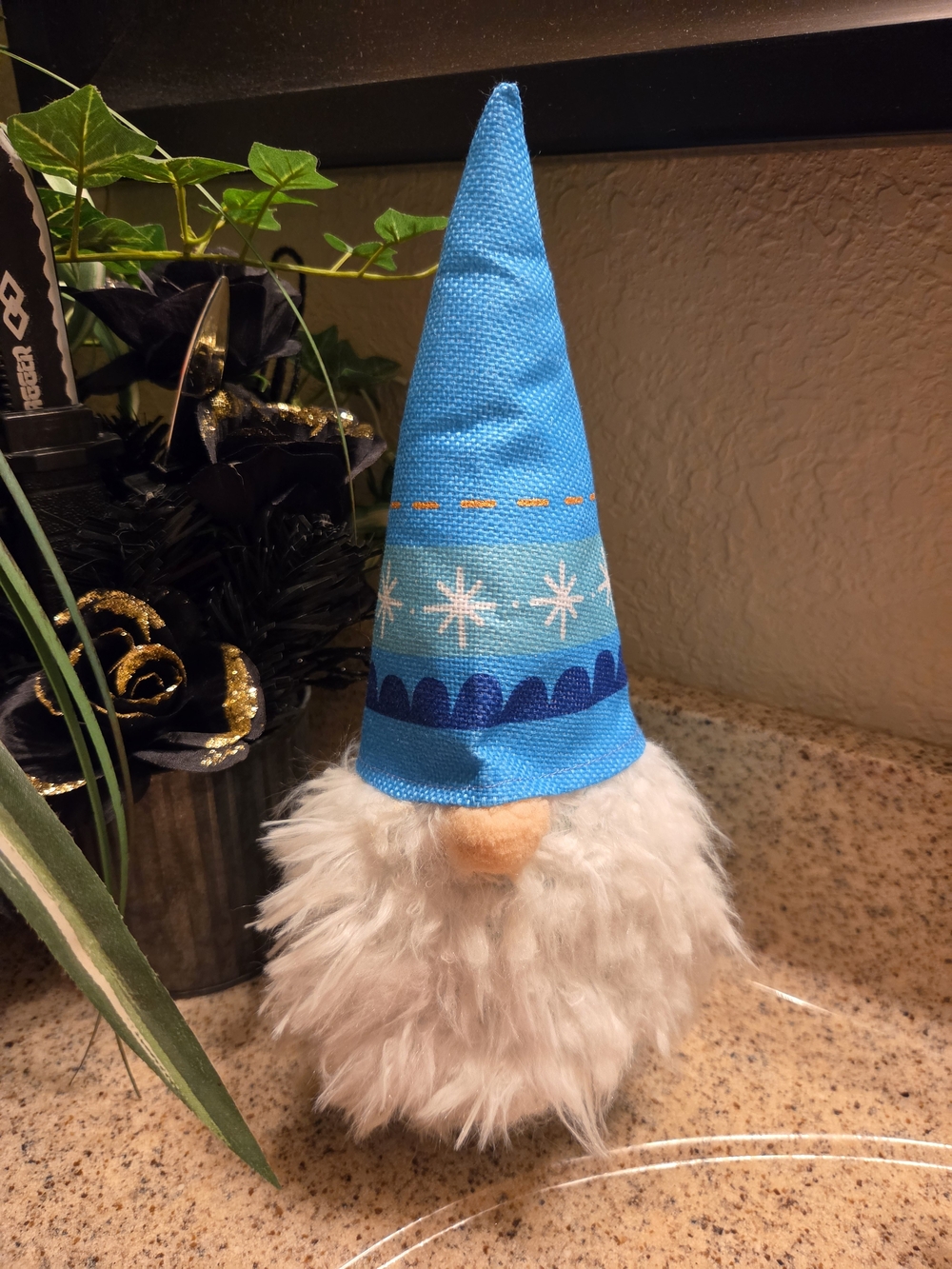 Target Blue Gnome Holiday Décor with Snowflake Hat